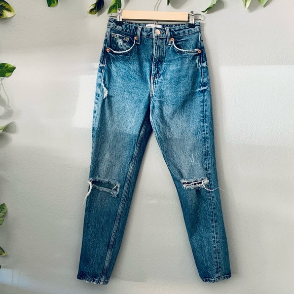 Zara denim distressed jean - Picture 4 of 6